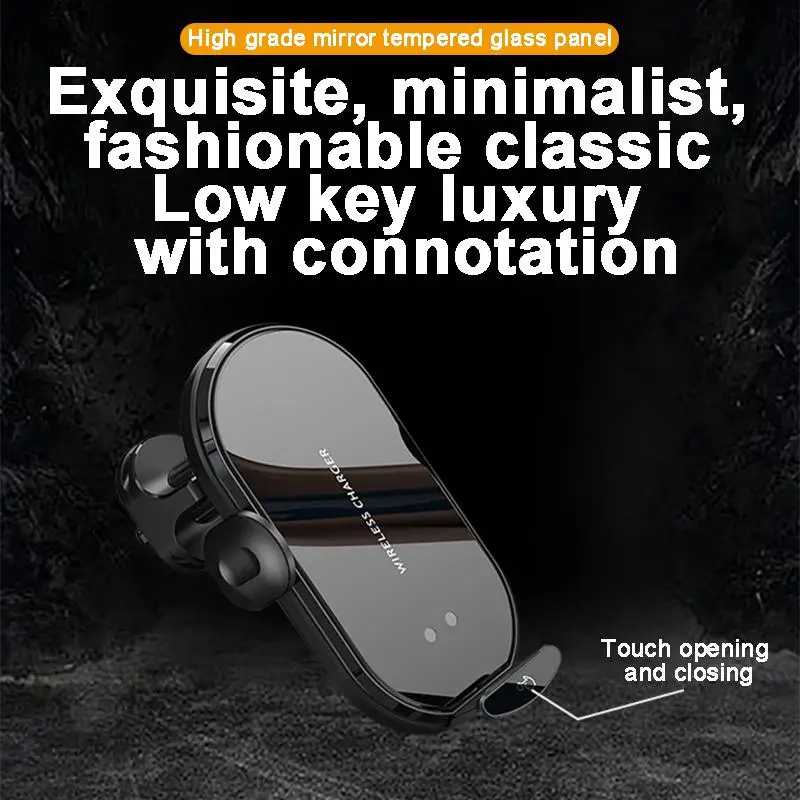 2023 New Car Phone Holder With Wireless Charging And Air Vent Mount For Cross Border Car Phone Accessories