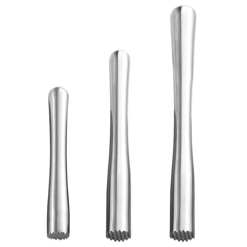 Multifunctional Stainless Steel Crushed Ice Hammer Popsicle Sticks Cocktail Swizzle Stick Fruit Muddle Pestle Barware Bar Tools