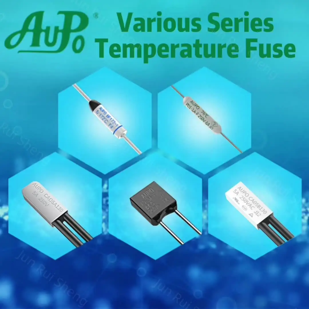 10 шт. AUPO оригинальное 102C 1A 2A 3A 5A 10A 15A 250V температурный предохранитель RH TF 102 C градус