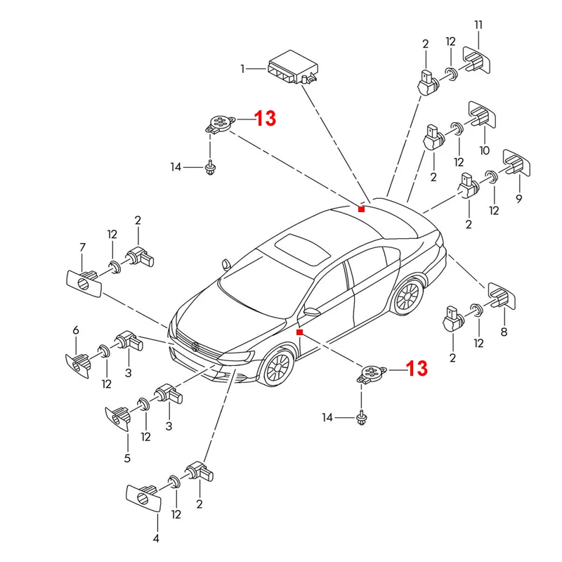Enhanced Car Parking Sensor Alarm with Speaker