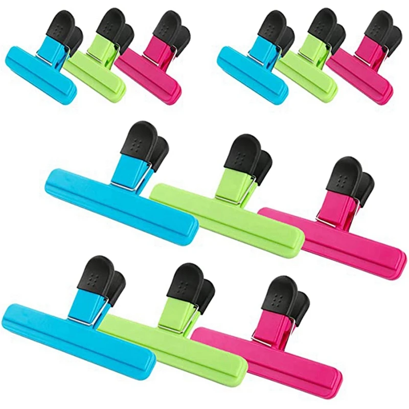 

Food Clip Plastic Heavy Duty Airtight Seal Clamp Kitchen Food Bag Clamp Coffee Bag Seal Bag Clamp Potato Chip Bag Clamp