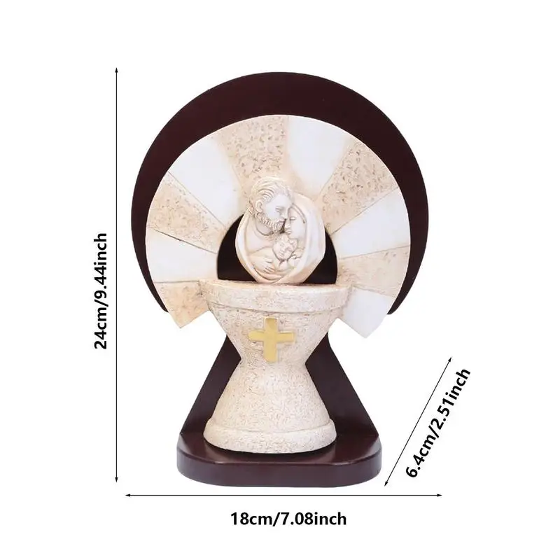Jesus Table Decorations Christian Gifts Jesus Christ Tabletop Decor Centerpiece Centerpiece Christian Gifts Candle Holder