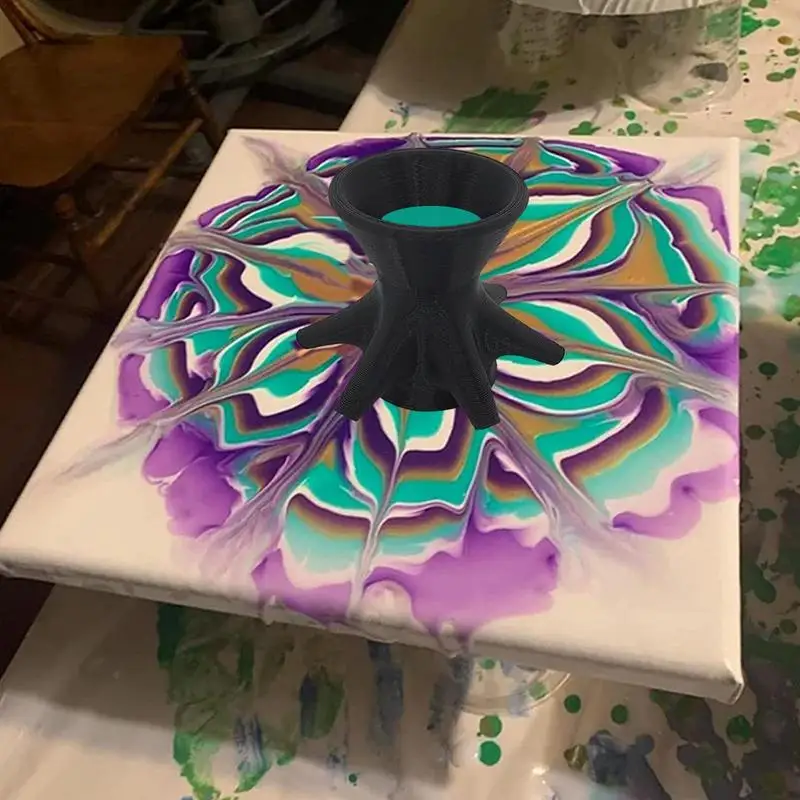 Paint Pour Split Cup 4 Pezzi: Le Tazze Divisorie In Silicone Per La Tua Fluid Art! - 2