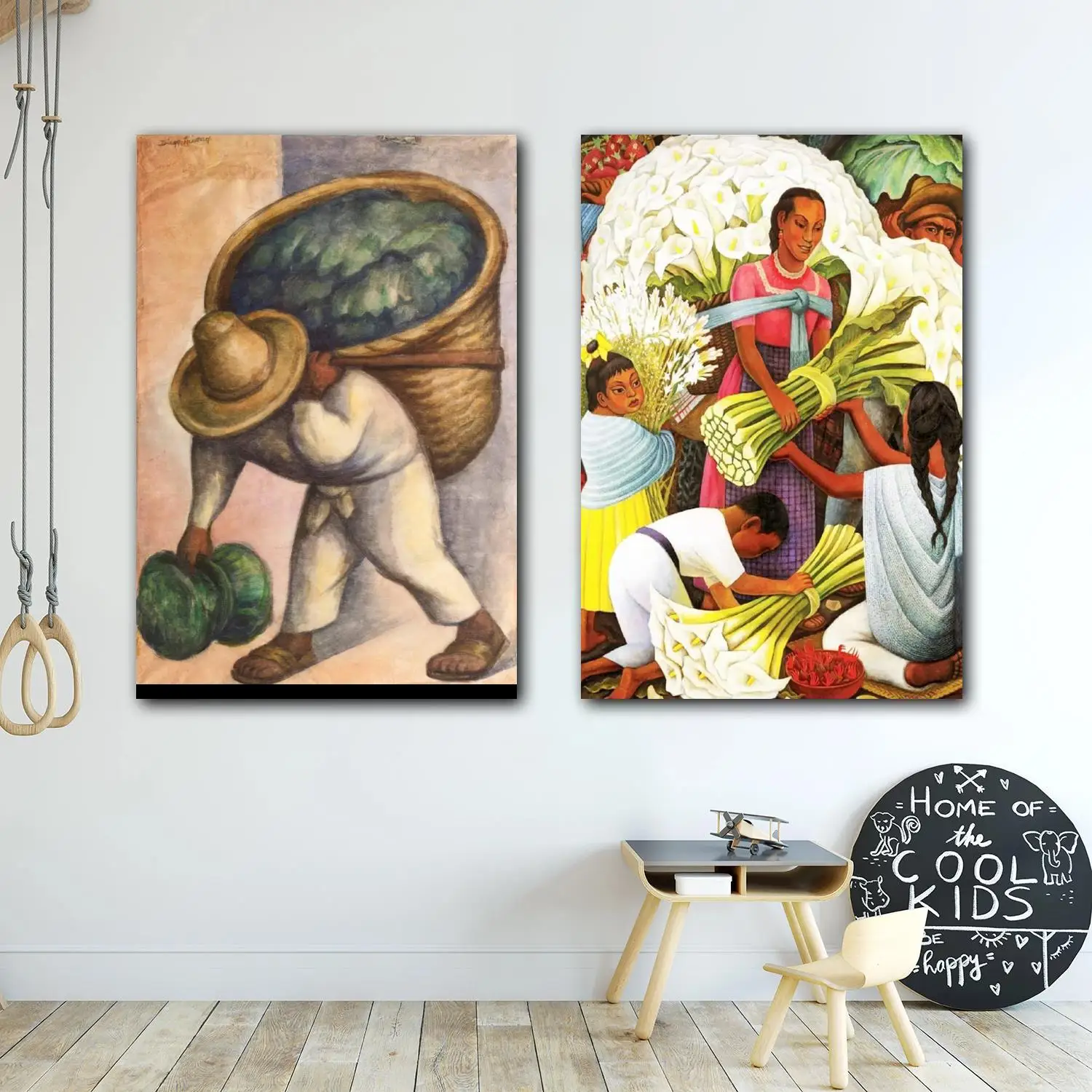 

diego rivera painter Decorative Canvas 24x36 Posters Room Bar Cafe Decor Gift Print Art Wall Paintings