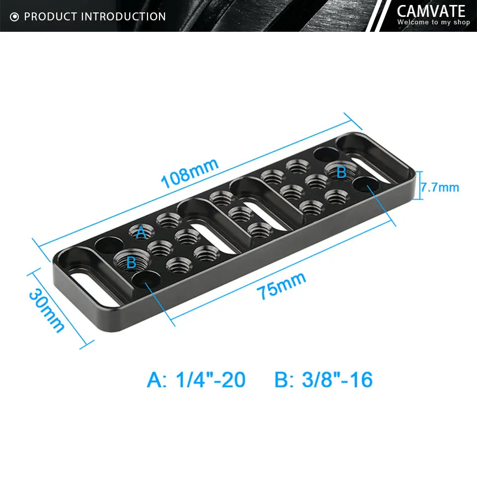 Multi-function Mounting Plate /Cheese Plate For LILLIPUT Monitors (FA1011/ FA101