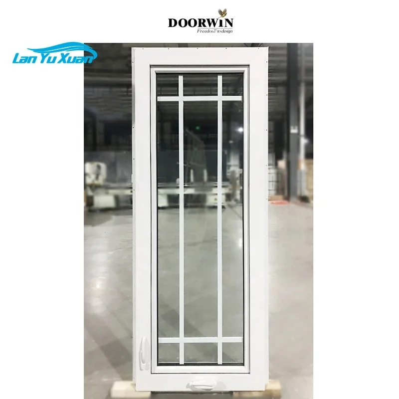 

2023 Doorwin White Pvc & Upvc Crank Casements Window With Excellent Grill Design For House