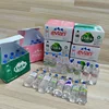 1:12 Dollhouse Miniature Simulation Mineral Water Bottle with Box Drink Model Miniaturas Play Kitchen Doll Supermarket Food Toy 1