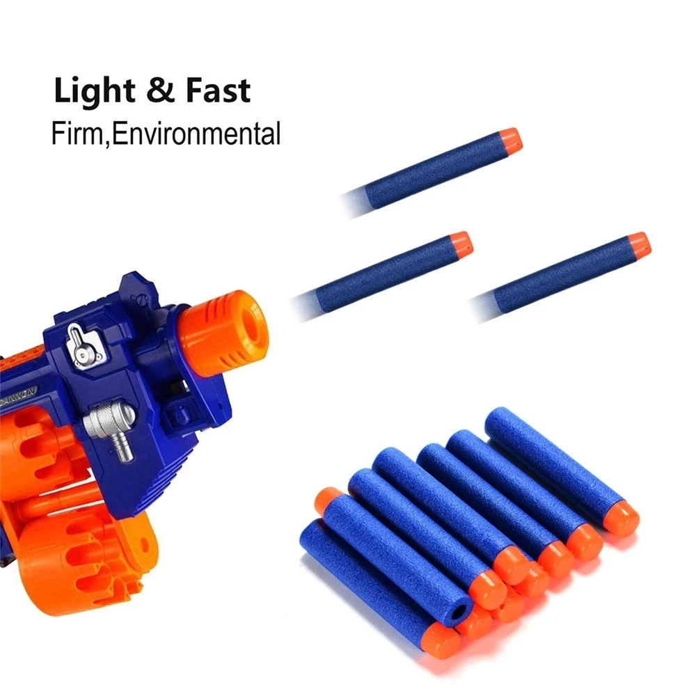 Blue Soft Foam Dart Refill Bullets - 7.2cm - Perfect Stocking Stuffer
