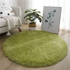 Bubble Kiss Round Orange Fluffy Plush Carpet for Home Living Room Decor  Long Piles Thick Area Rugs Bedroom Velvet Floor Mats 5