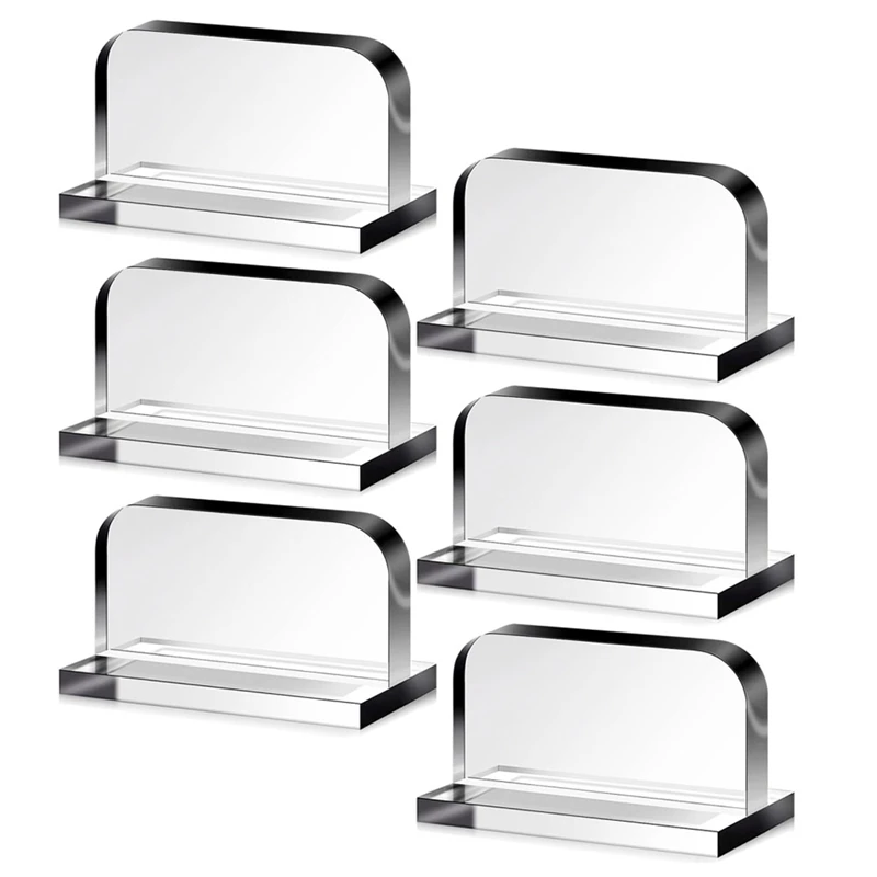 6 PCS Aquarium Lid Handles Transparent Acrylic For Aquarium Fish Tank Lid Handle Replacement