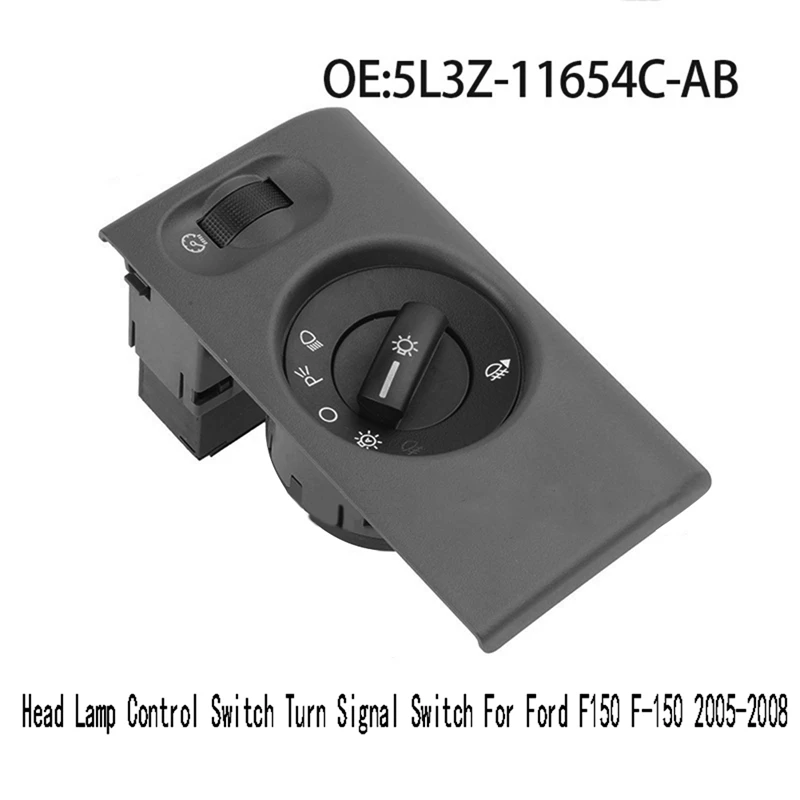 

5L3Z11654CAB автомобильный диммер, противотуманная головка, управляющий переключатель лампы, переключатель сигнала поворота для Ford F150 светильник 2005-2008