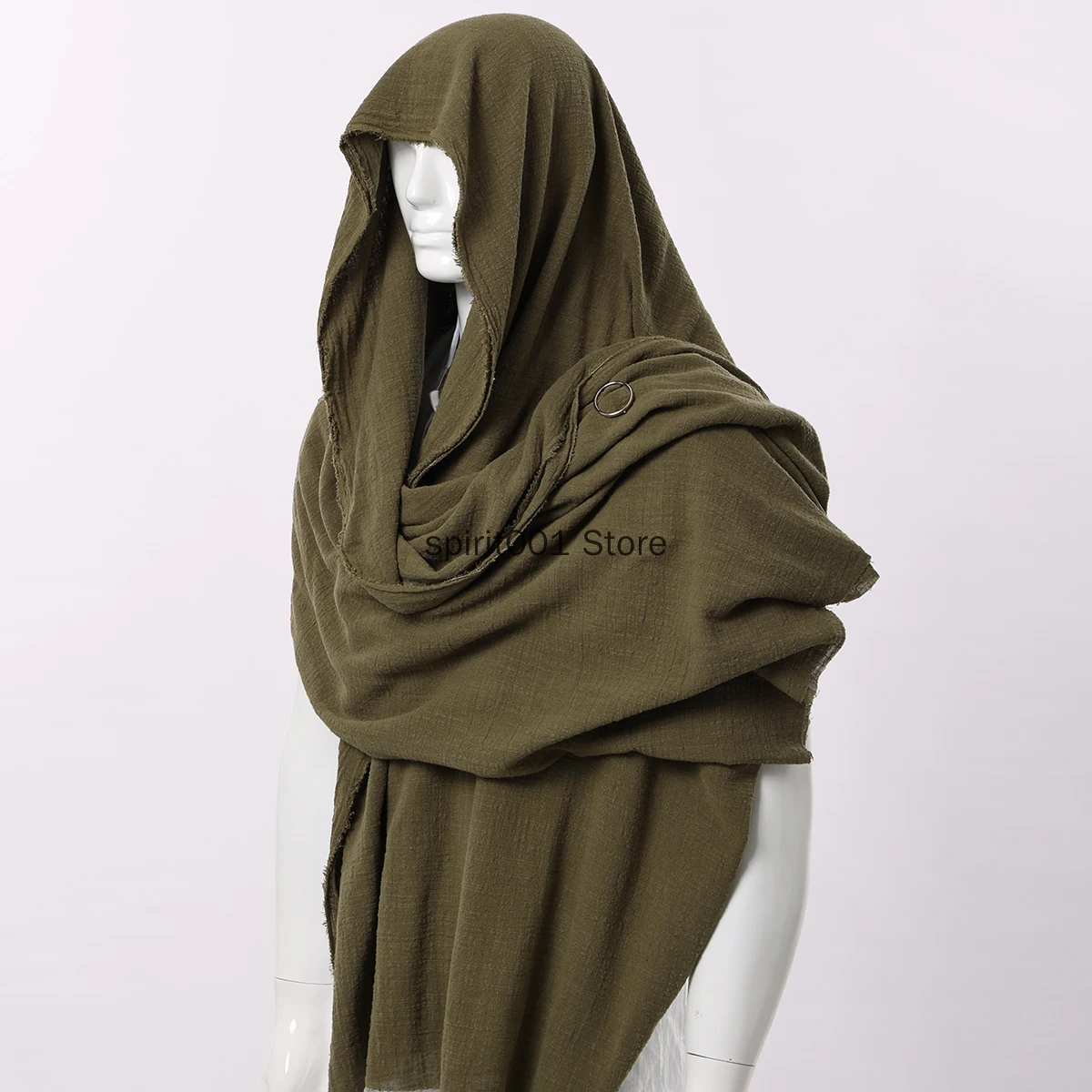 Adult Halloween Cosplay Vintage Pirate Scarf Medieval Hood Cloak Middle Ages Mittelalter Shoulder Cowl