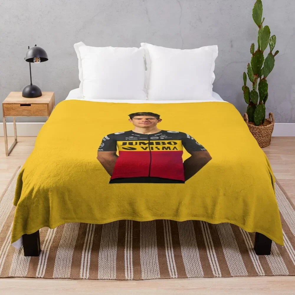 

wout van aert Throw Blanket Loose Nap Bed Fashionable Blankets