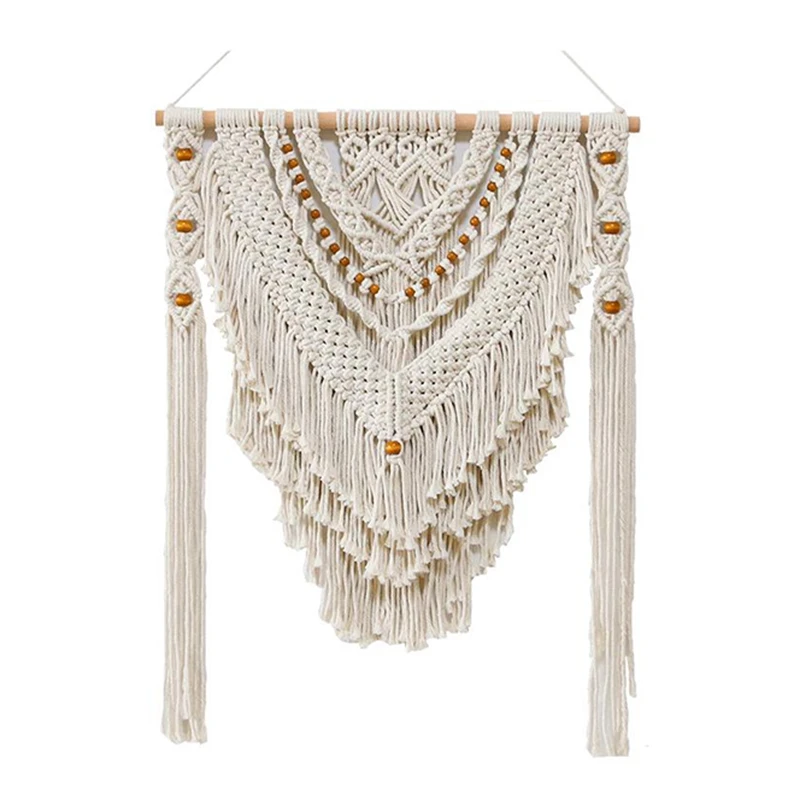 

HOT SALE Macrame Wall Hanging Tapestry Bohemian Geometric Chic Living Room Bedside Porch Home Wall Decor Tassel Handmade