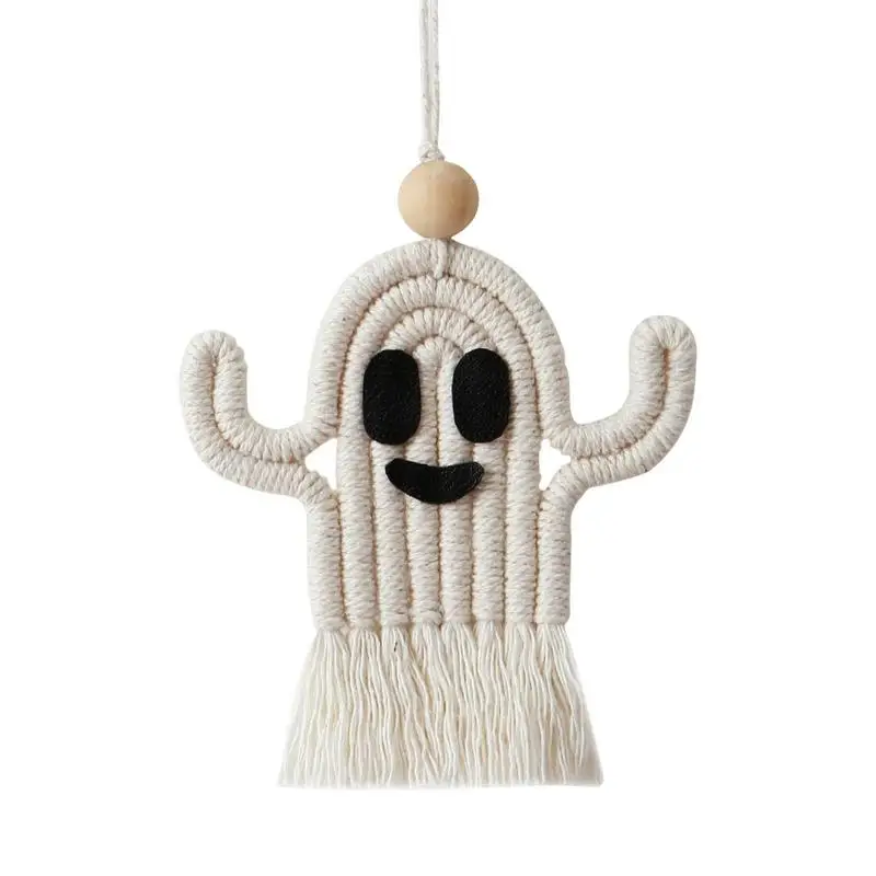 

Украшения в виде призрака, искусственное дерево, украшения в виде призрака, подвески с кисточками, белая жуткая декорация для трюков