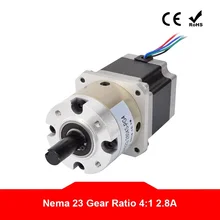 

4:1 Planetary Gearbox Nema 23 Stepper Motor 2.8A for DIY CNC Mill Lathe Router