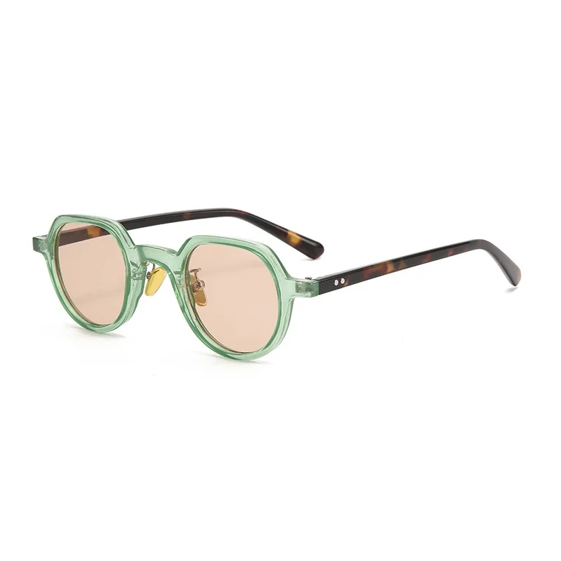 

Fashion Small Irregular Square Sunglasses for Women Vintage Punk Rivets Candy Color Female Eyewear Men Sun Glasses UV400