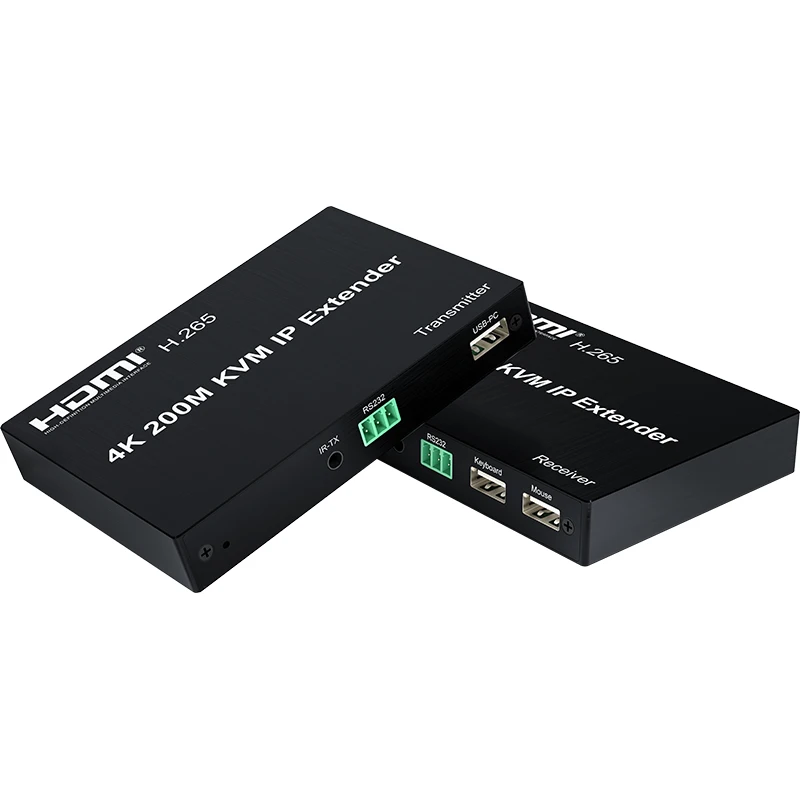 200m sobre Cat5e, 6 HDMI KVM, Switch