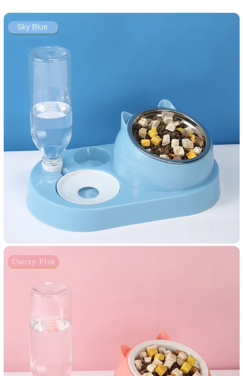 Title 22, Pet Dog Cat Bowl Fountain Automatic Food Water ...