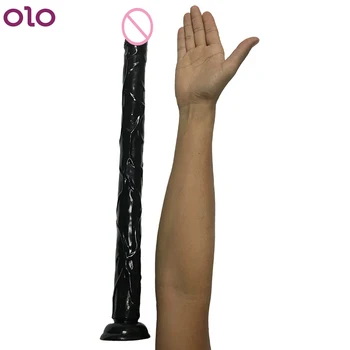 Long Dildo Strapon Super Huge 50cm Penis with Suction Cup Vagina G spot Stimulator Sex Toys for Women Anal Butt Plug Masturbator 3