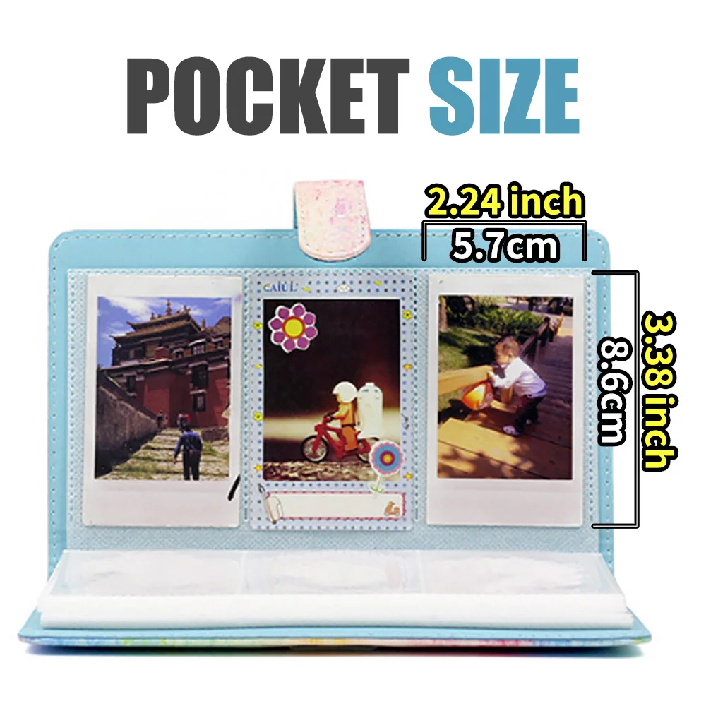 96 Pockets Inch Photo Album for Fujifilm Instant Mini 12 Films