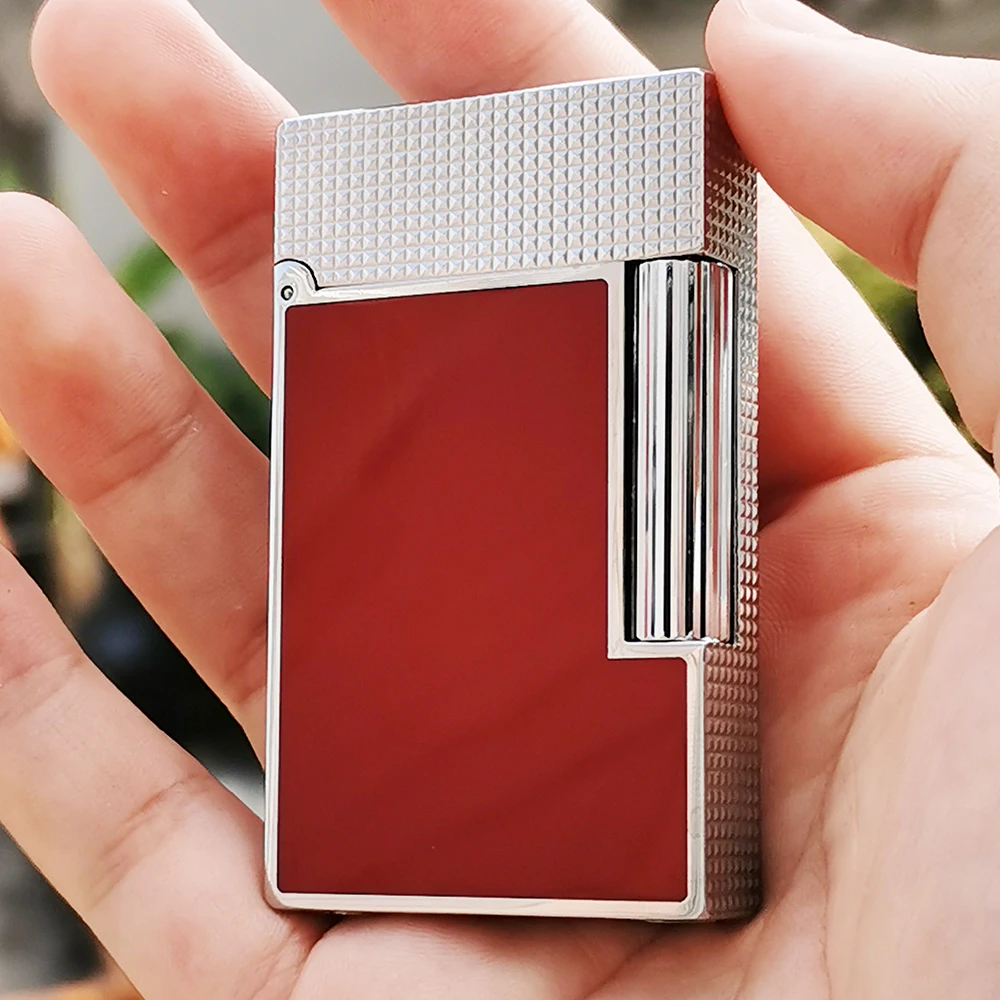 2025 New L2 Gas Lighters Brass Lacquer Luxury Tobacco Smoking Cigarette Tools Men Gifts Collections Dropshipping 3
