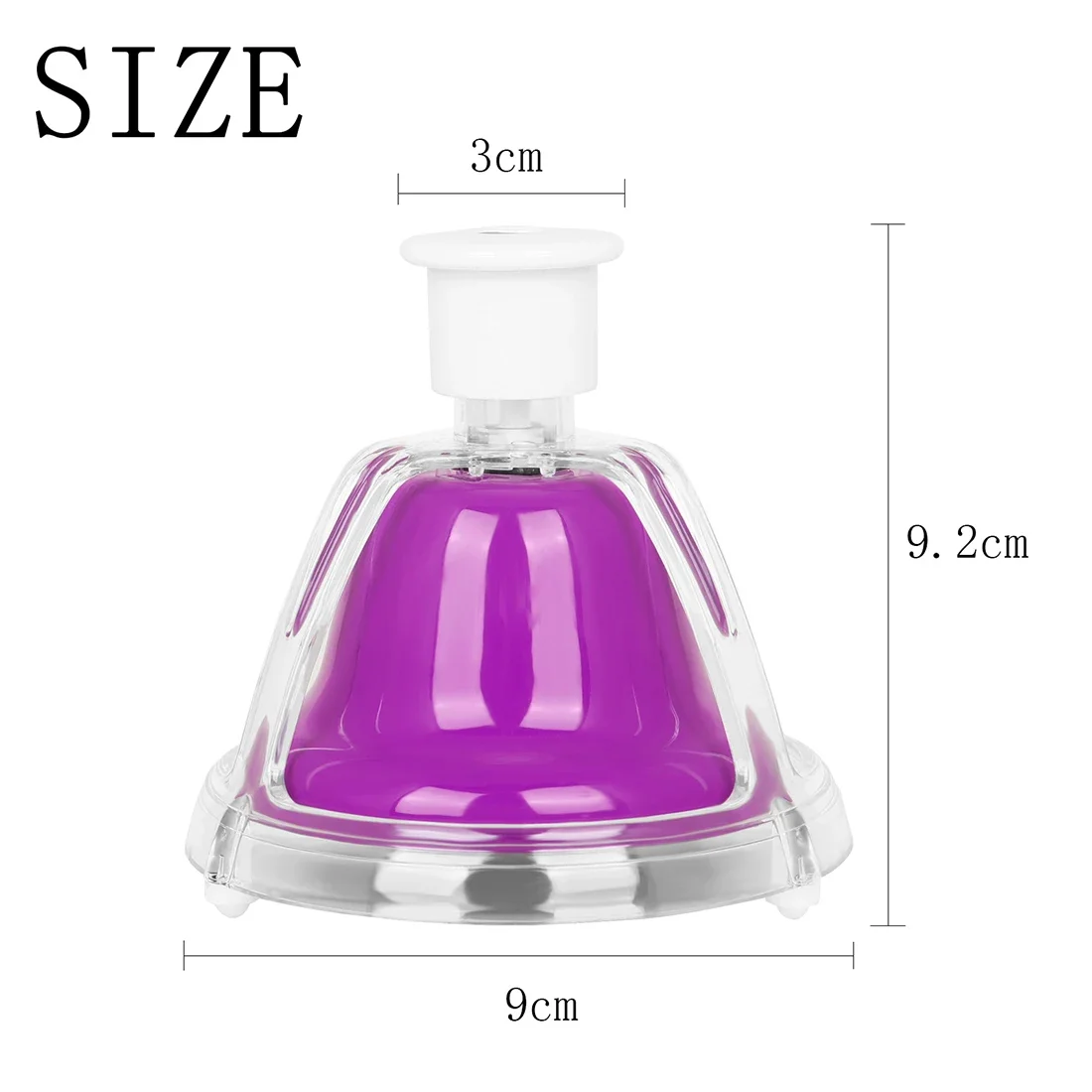 Orff 8-Tone Bells Transparent Cover Lesson Bells Percussion Musical Instruments Clapper Bells Children's Toys Baby‘s Gift
