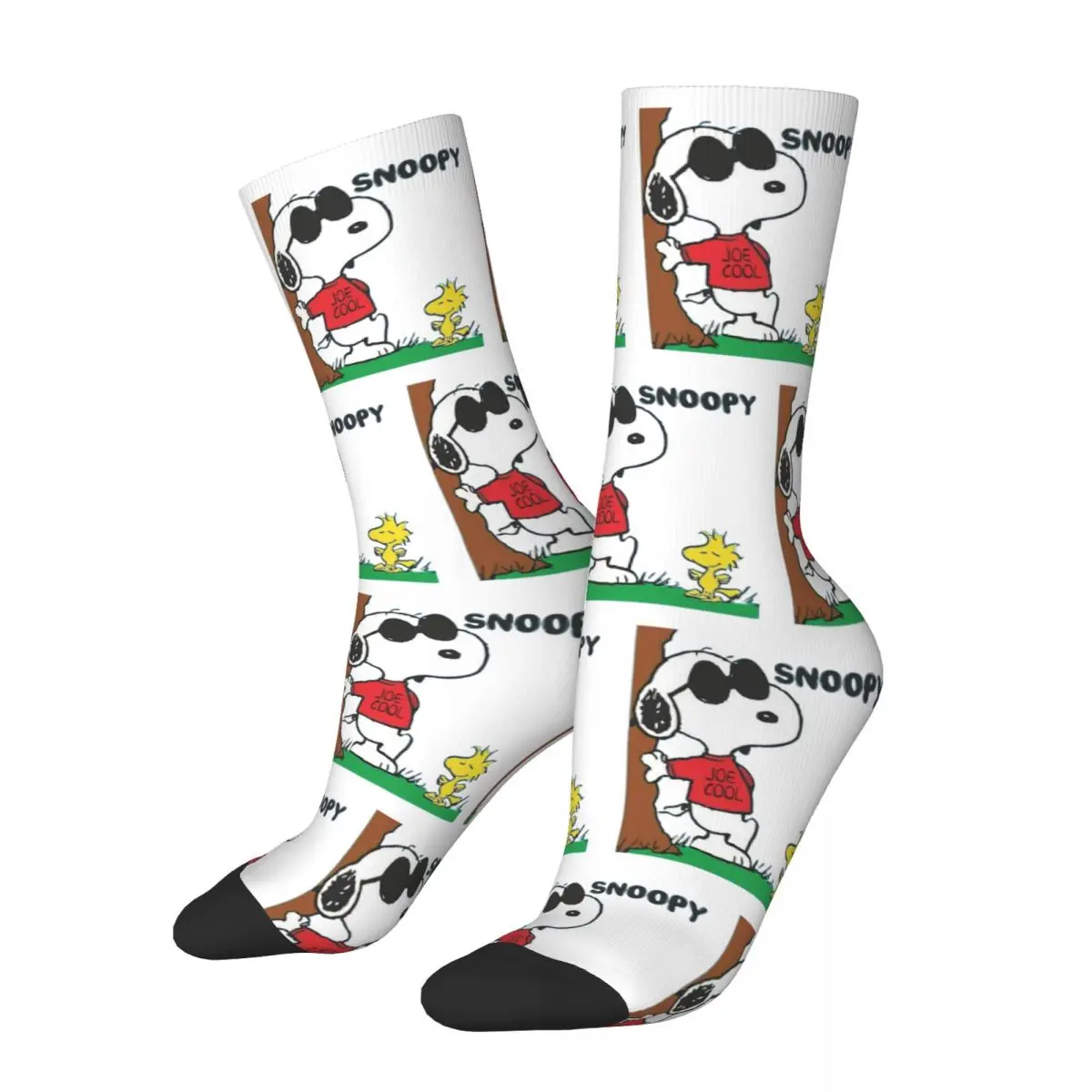 Snoopy Joe Cool The Peanuts Charlie Brown Theme Design Crew Socks Accessori Per Calzini Eleganti Traspiranti Unisex