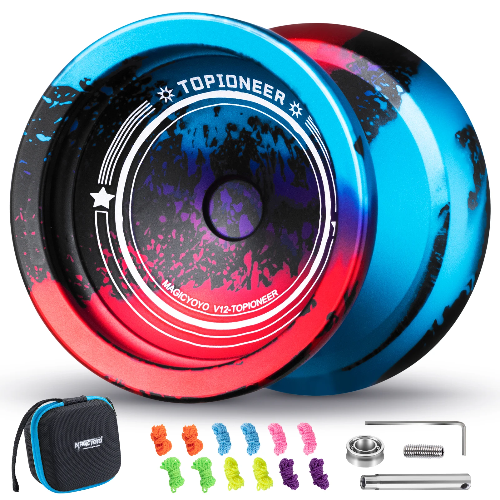 MAGICYOYO V12 Professional Yoyo for Advanced Player Dual Function Yoyo for Kids Beginner yoyo ball
