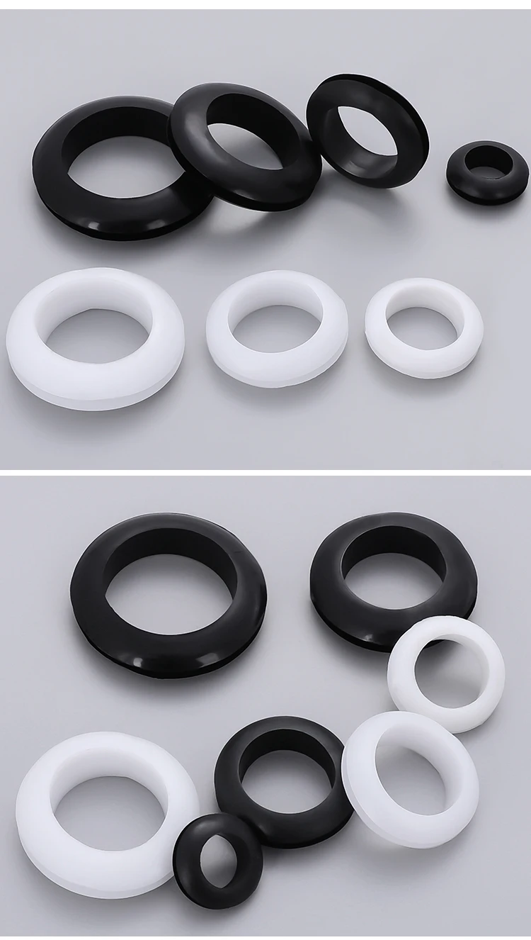 Description Picture 3 of itemRubber Seal Ring Sealing Grommet Gasket for Protect Wire Cable Hole Protection Ring Shim Washer Seal O-ring Grommets Cable 3-60