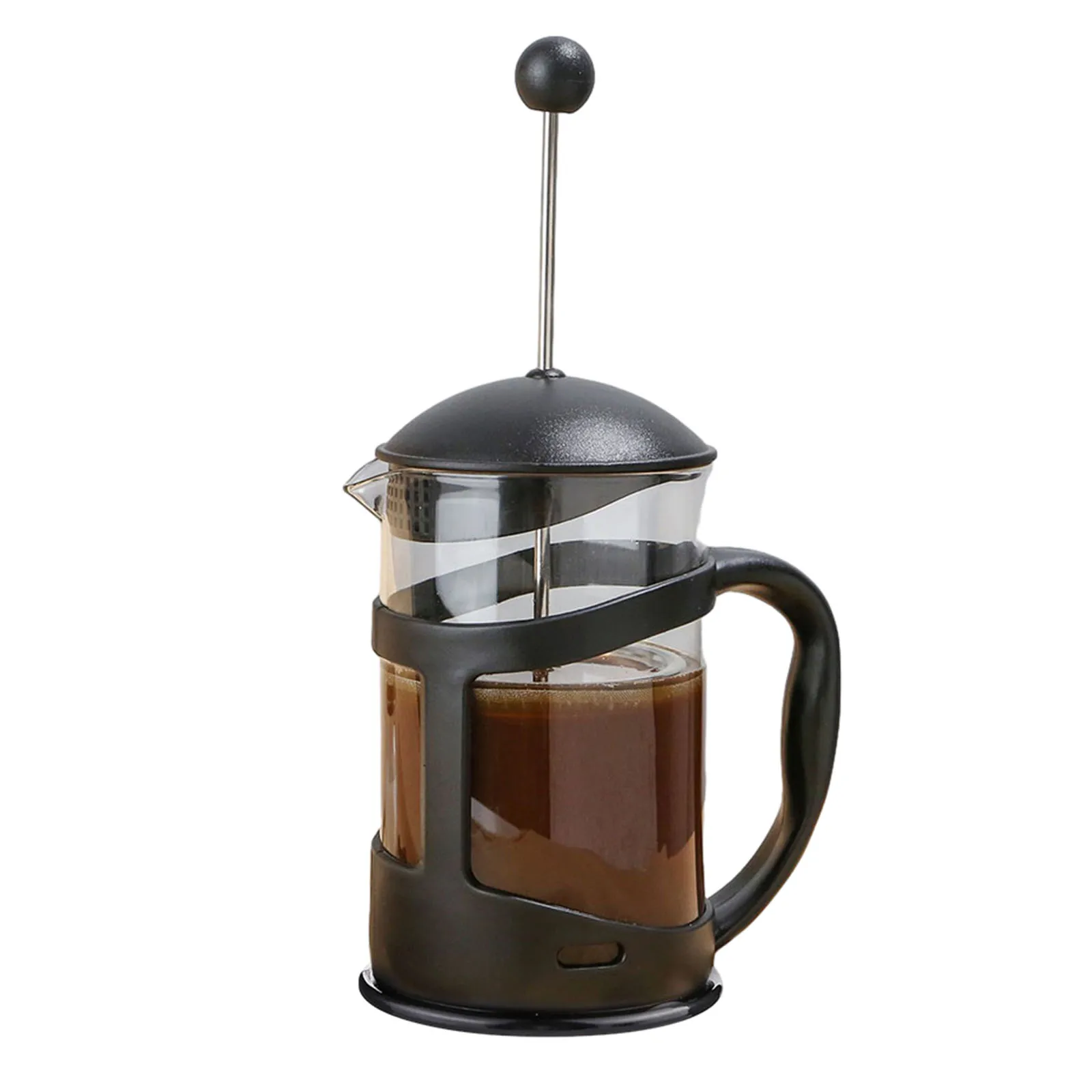 Hand-Brewed Coffee Pot Tea Water Separation Brewing Pot Stainless Steel Heat-Resistance Splashproof Antiskid Base Coffee Makers