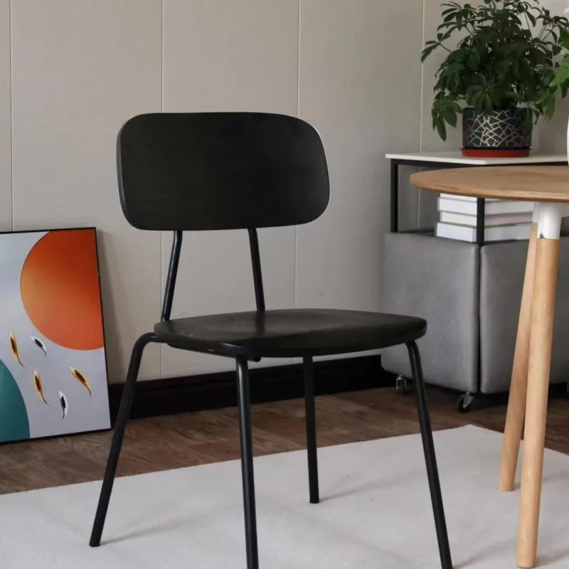 Dining chair for Antique Coffee Shop Scandinavian Milk Tea Shop Simple Restaurant