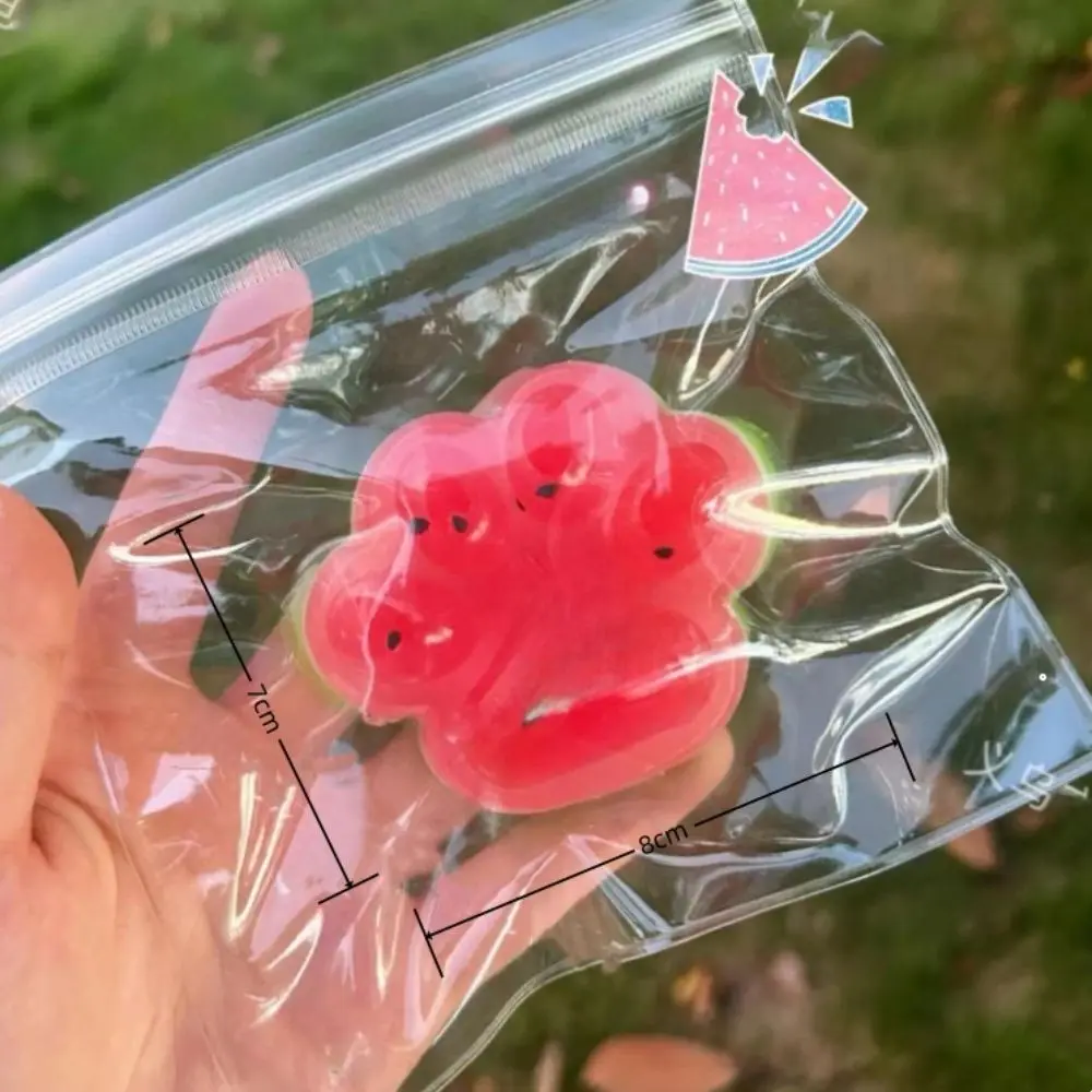 Cat Paw Squeeze Toy Squishy Toys Anti Stress Toy Release Pressure Toy Decompression Toy Stress Relieving Toy Fidget Toys Sensory Toys Squishy Squeeze Toy Cat Paw Simulated Watermelon Pinch Toy