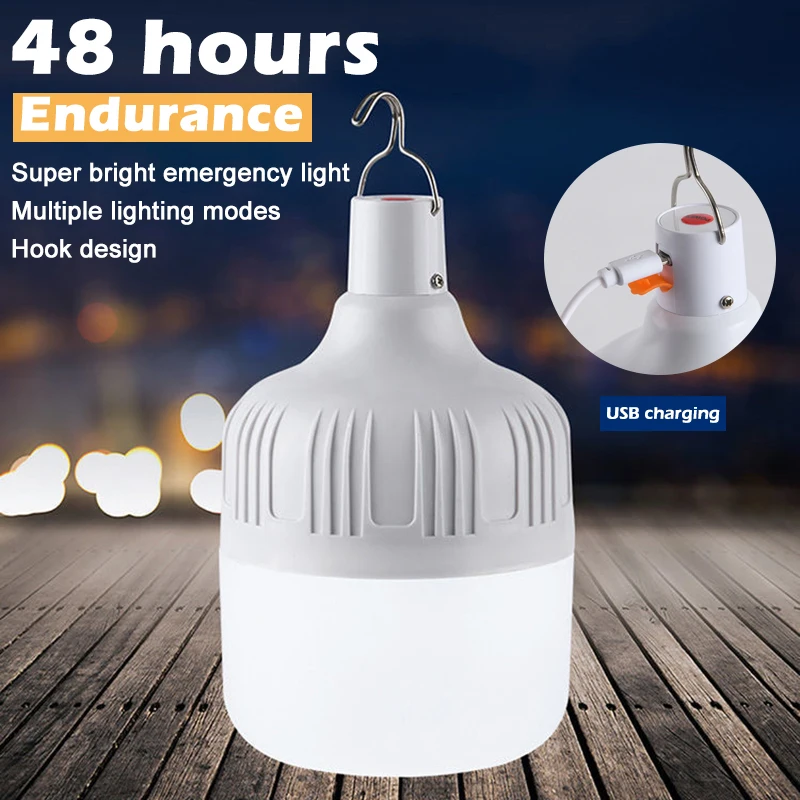 Luz-de-Camping-al-aire-libre-linterna-LED-port-til-recargable-por-USB-3 ...