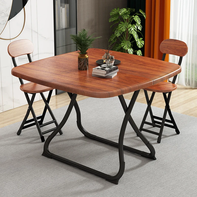 Folding table, dining table, household installation-free small table, stall table, small household table, mahjong table,
