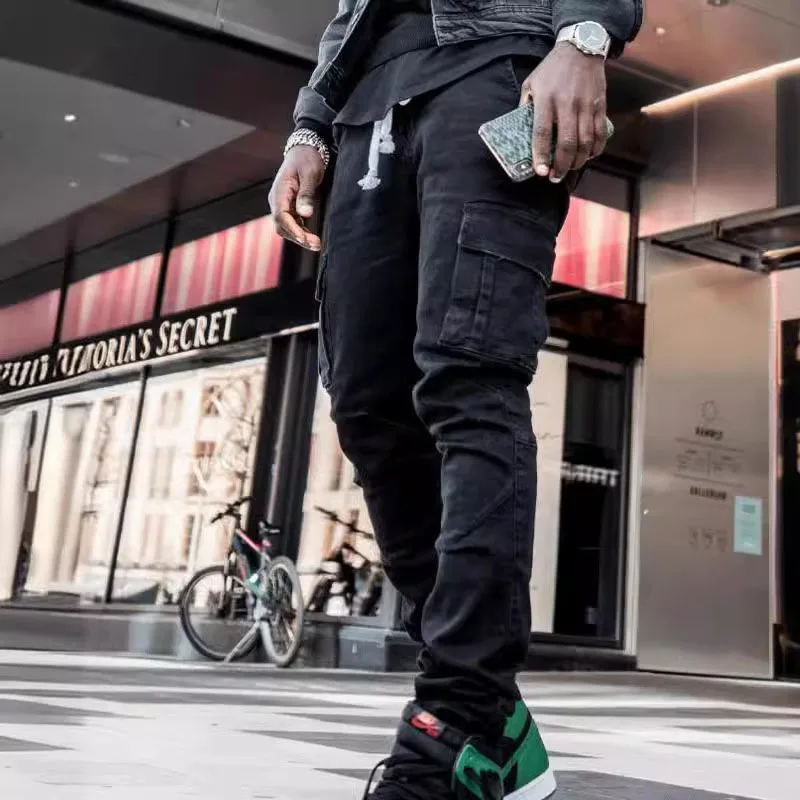 Classic New Summer Man Pants Retro Mens Combat Jeans Cargo Trousers Casual Work Denim Pants All UK Waist Plus Size High Quality