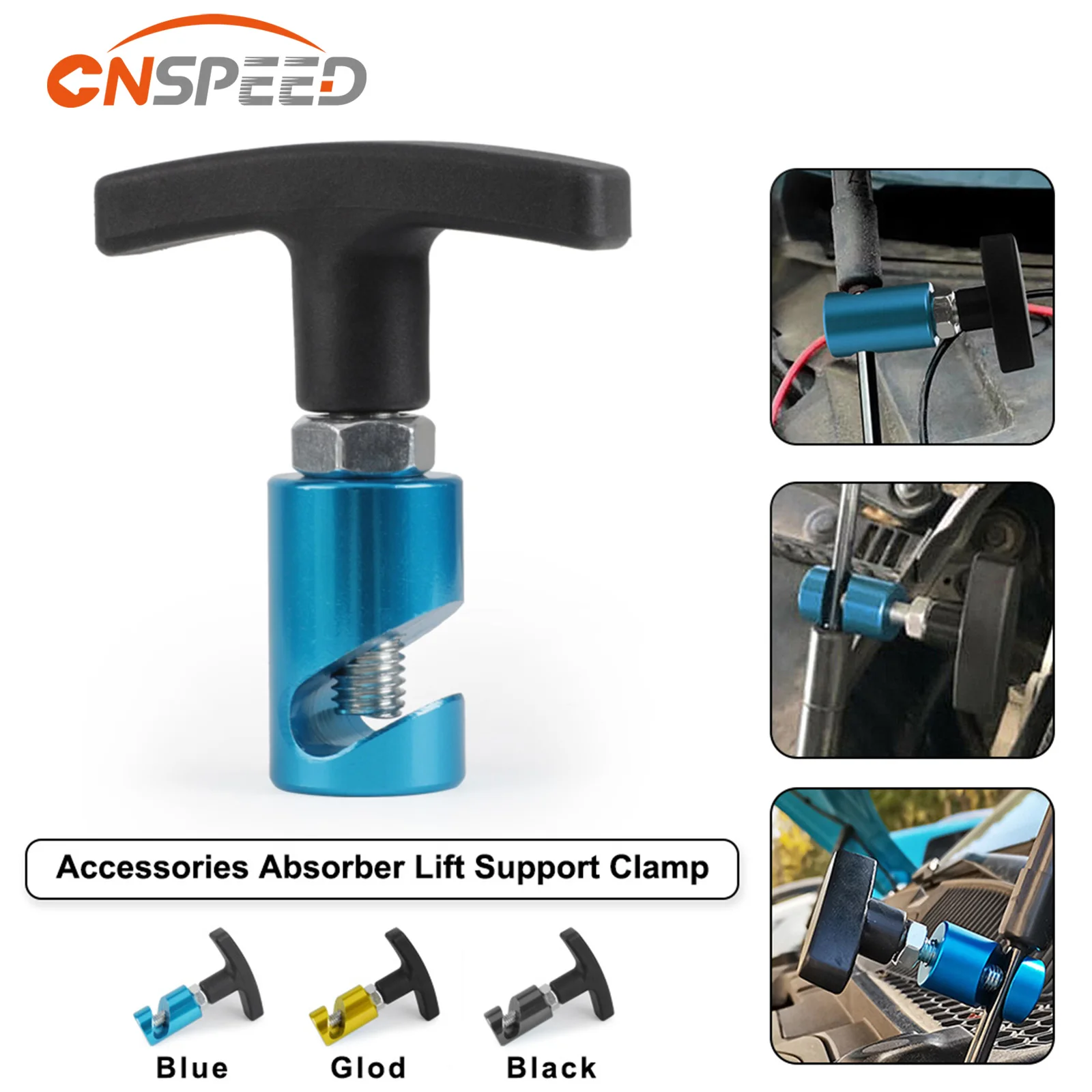 Car Hood Holder Air Pressure Anti-Slip Fixing Clamp Accessories Absorber Engine Cover Lifting Support Rod
