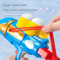 Snowball Gun Cannon Launcher Winter Snow Toy Clip Maker Tool Playing Fighting Toy Manual Loading for Children Kids Outdoor Games 2