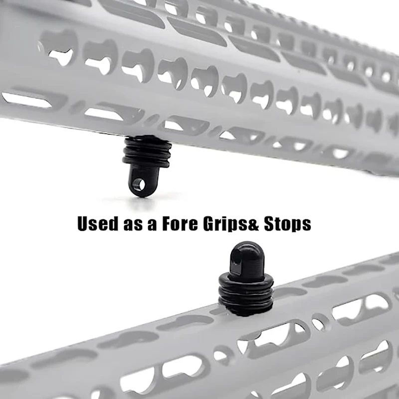 Description Picture 6 of itemQD Adapter Studs Sling Quick Detachable Swivel Mount Gun Hunting Accessories Ar 15 Air Soft Mlok AK 47 Rifle M416 Militar Gear