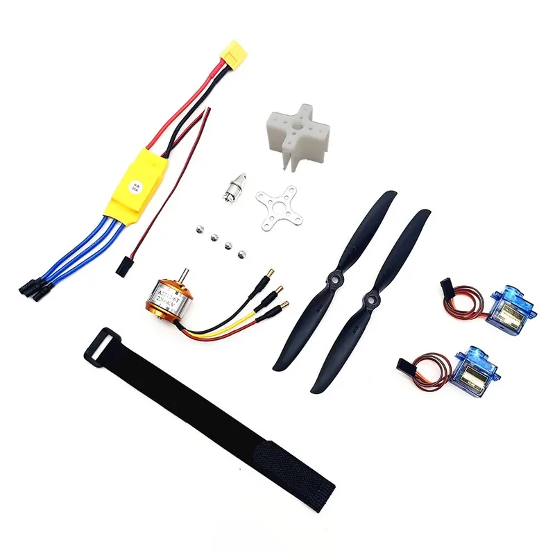 A2212 2212 1400KV 2200KV 브러시리스 모터 30A ESC SG90 9G 마이크로 서보 6인치/8인치 프로펠러 RC 고정익 비행기 헬리콥터용