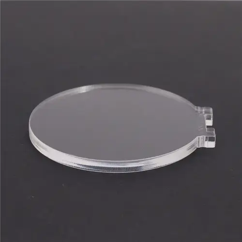 30Pcs Clear Small Acrylic Board DIY Led Keychain Pendant Round Square Transparent Panel 4mm Thickness Organic Glass Blank - Image 6