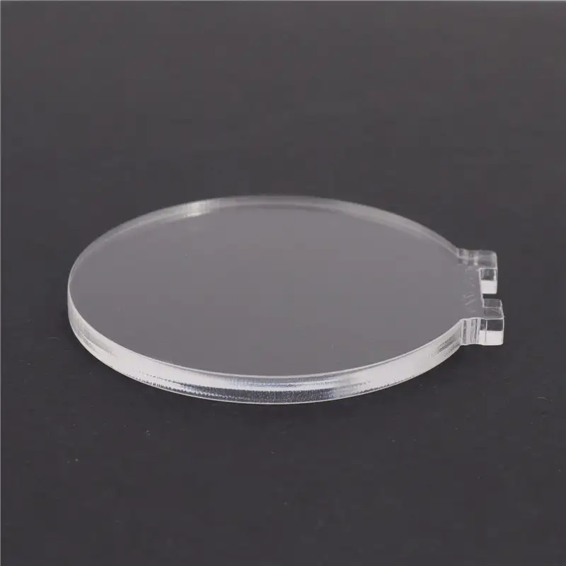 30Pcs Clear Small Acrylic Board DIY Led Keychain Pendant Round Square Transparent Panel 4mm Thickness Organic Glass Blank - Image 6