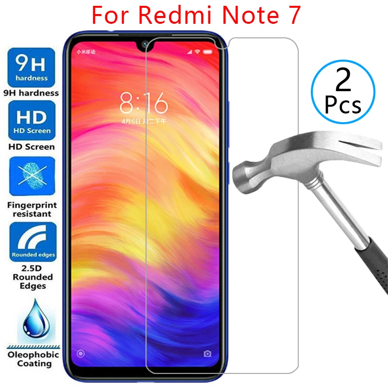 

tempered glass screen protector for xiaomi redmi note 7 case cover on ksiomi redmy note7 not not7 protective phone coque bag 360