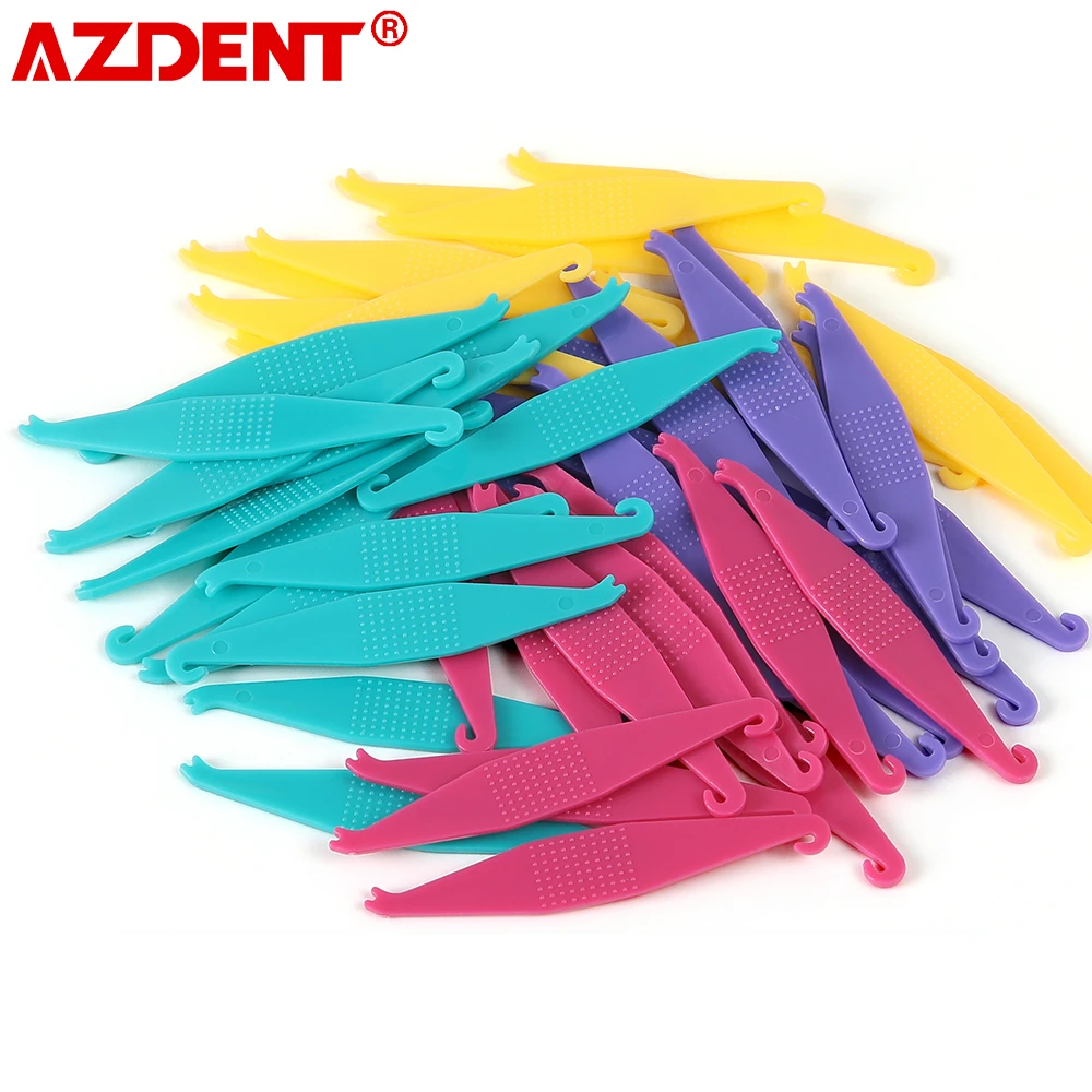 50pcs Dental Orthodontic Elastic Rubber Band Placers Dentistry