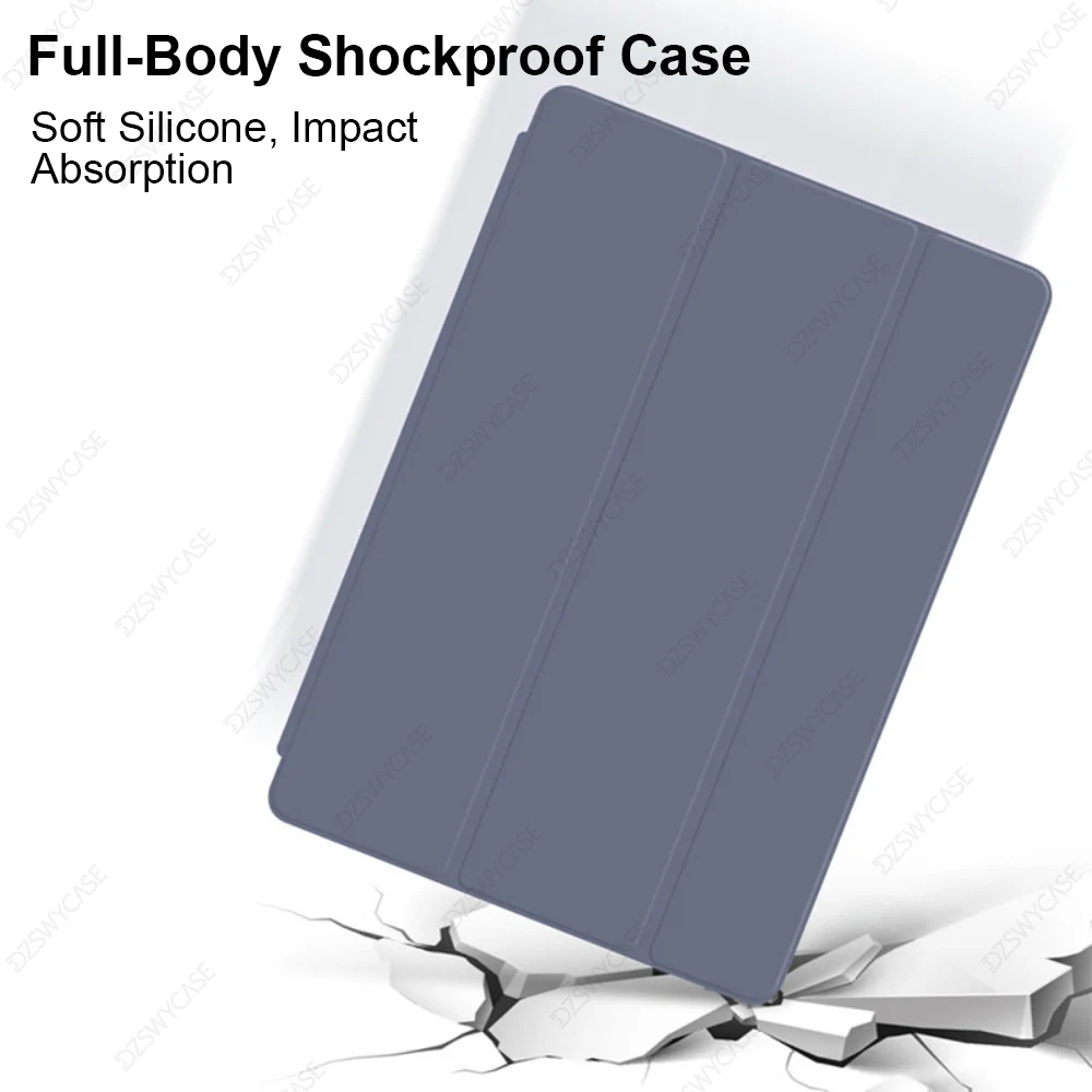 Premium Tablet Smart Case with Pencil Holder and Protective Cover