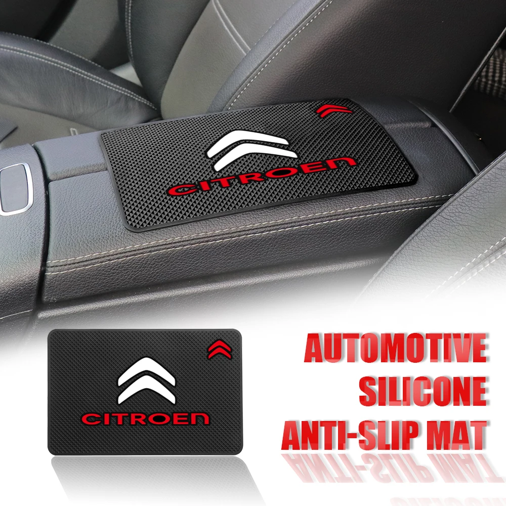 Silicone Car Non Slip Dash Mat Phone Holder Mat Anti-skid Silicone for Citroen C4 Picasso Xsara C5 Aircross Cactus C1 C2 C3