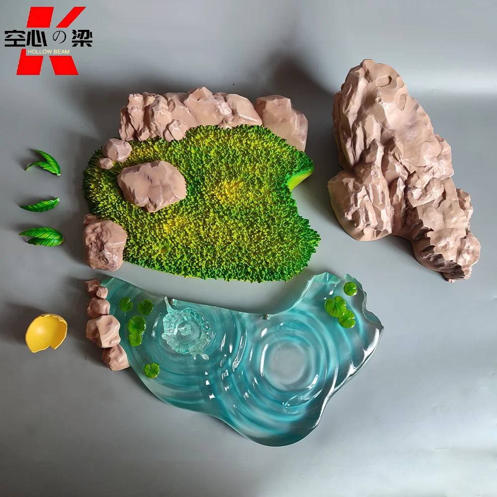 

[1/20 Scale World] Totodile & Croconaw & Feraligatr/Buizel & Floatzel/Barboach & Whiscash Ecological Scene Toy Figure Decoration