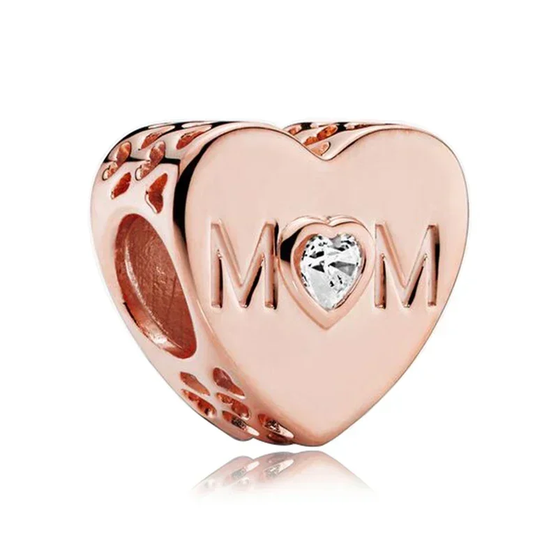 Beads for Jewelry Making Love Dad Nan Mom Sister Best Friends Beads Fits Pandora Charm Bracelet&Bangle DIY Women Jewelry Making