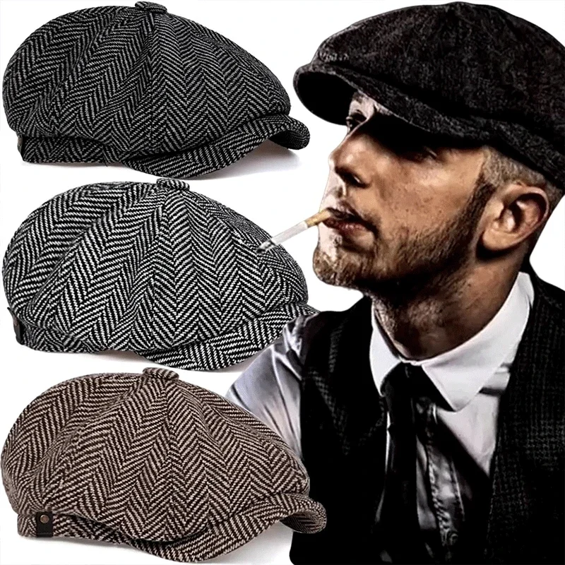 Casquette Octogonale Vintage