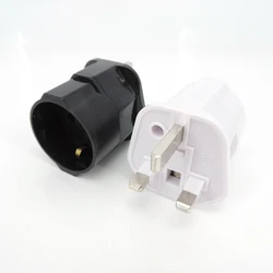 Universal 13A 250V Copper EU Korea Germany France Russia To HK UK Power Adapter Fused Plug Singapore Malaysia Converter Type G